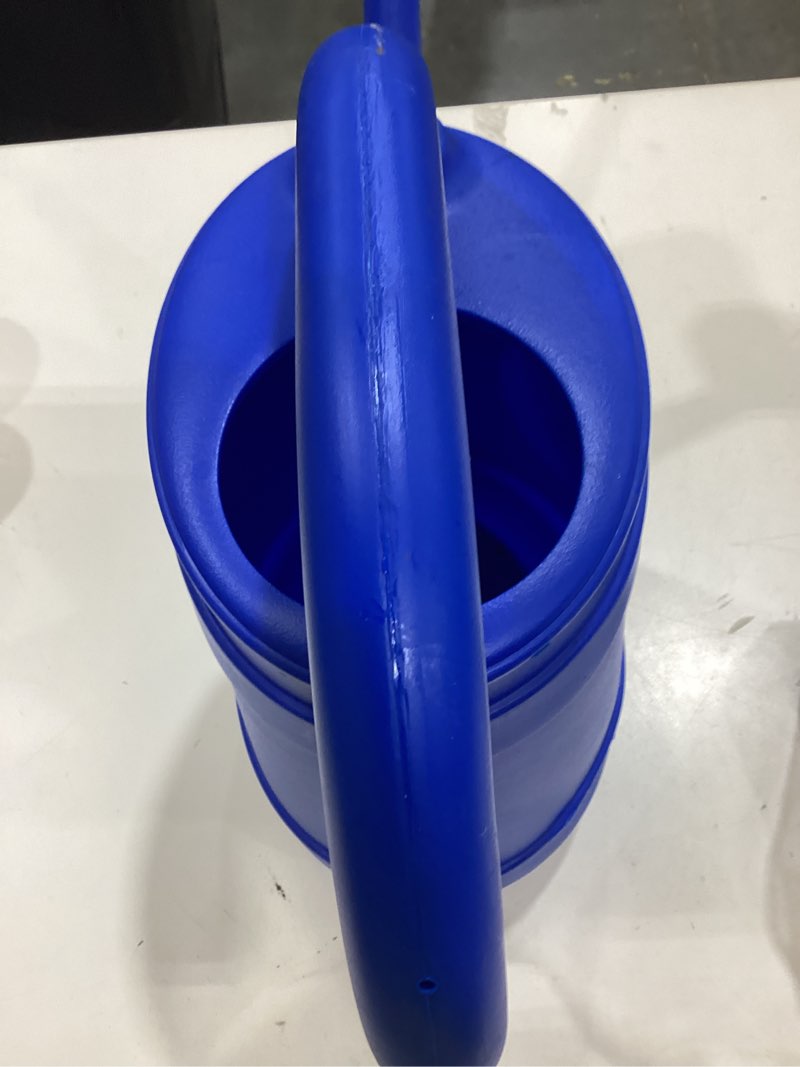 Condition photo showing As Is for bloem watering can series 2-gallons blue plastic classic watering can