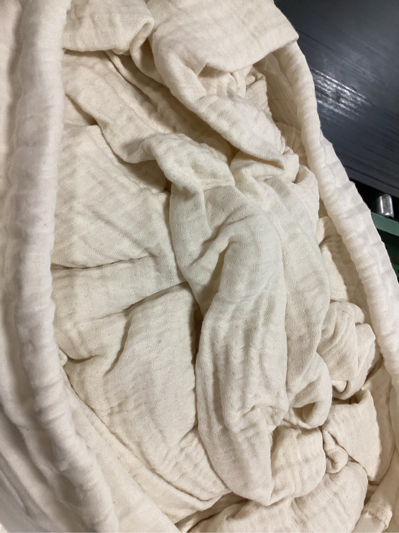 Condition photo showing Good Condition for quince organic airy gauze duvet cover set king undyed 