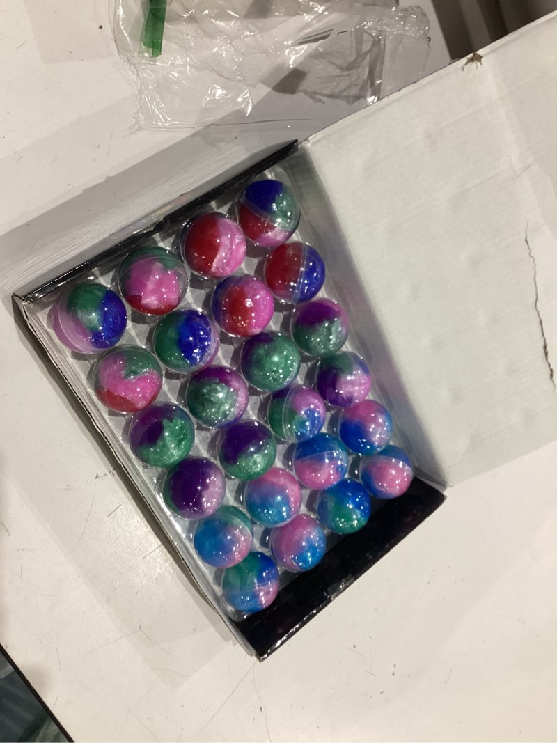 Condition photo showing New/Like New for joyin slime party favors, 24 pack galaxy slime ball - stretchy, non-sticky, mess-free, stress relief, and safe - toys for girls and boys - classroom reward, party supplies aurora