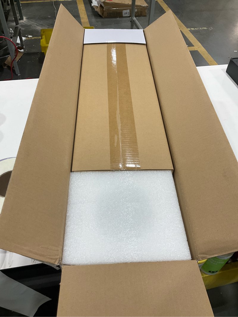 Condition photo showing Good Condition for Ceiling Fans with Lights and Remote,52 Inch Unique Wood Ceiling Fan with Noiseless Reversible DC Motor,3 Blades,3 Downrods, for Farmhouse,Patio Living Room,Bedroom,Office,Indoor Outdoor(Black+Walnut) 52 inch Black + Walnut