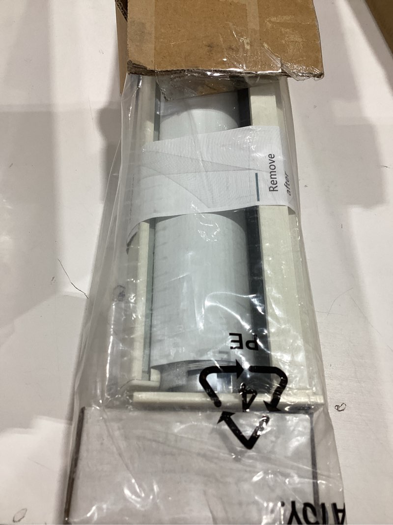 Condition photo showing Good Condition for myshade cordless blackout roller shades for windows with valance, thermal insulated uv blocking fabric, cordless window blinds for bedroom & living room, easy install, 28.5" w x 72" h, white white 28.5" w x 72" h