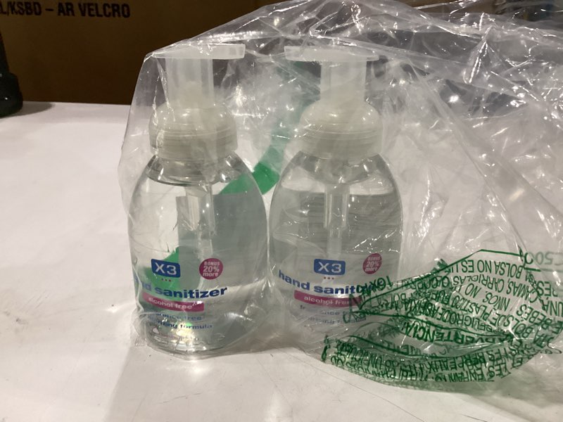 Condition photo showing New/Like New for Foaming Hand Sanitizer, Alcohol Free, Fragrance Free, Moisturizing, 10.2 oz Pump Bottles (Pack of 2