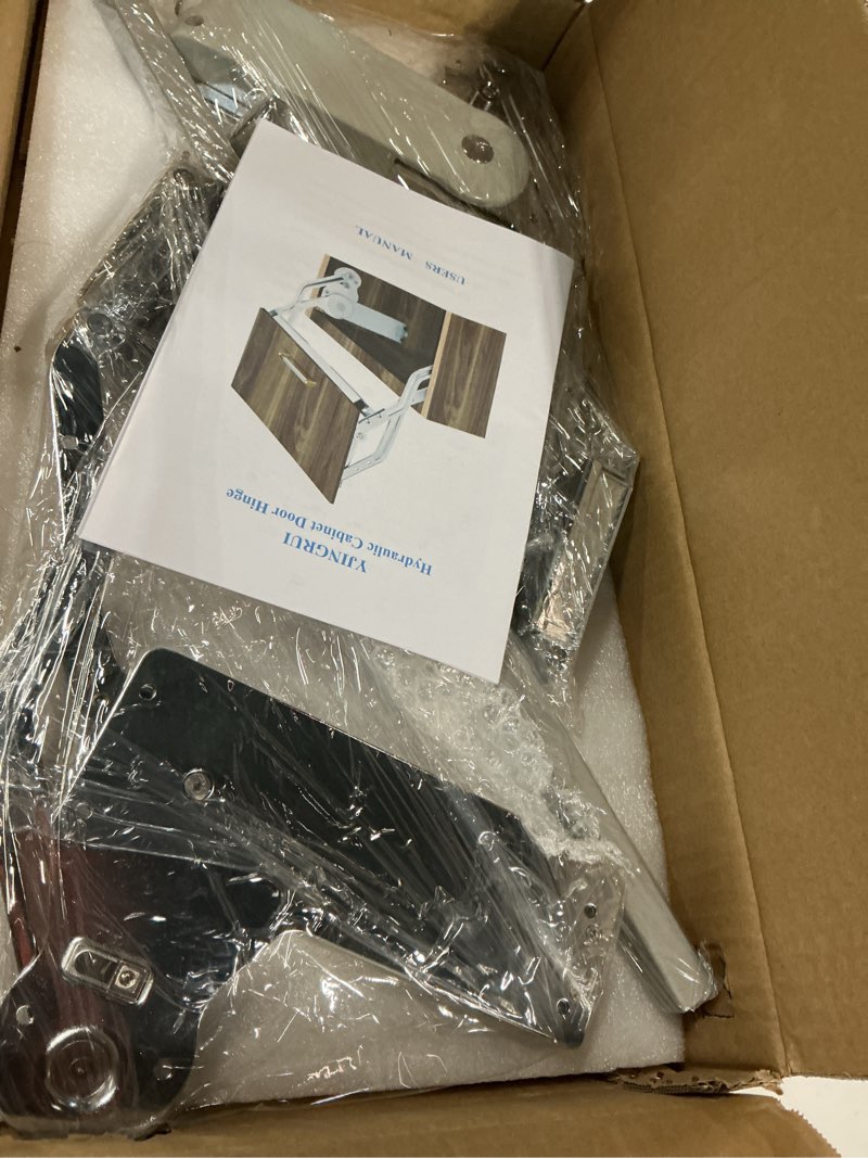 Condition photo showing Good Condition for yjingrui hydraulic buffer cabinet door hinge, lift and up hinges, vertical lift cabinet door hinge, 19.69-31.49in, sturdy silent and adjustable