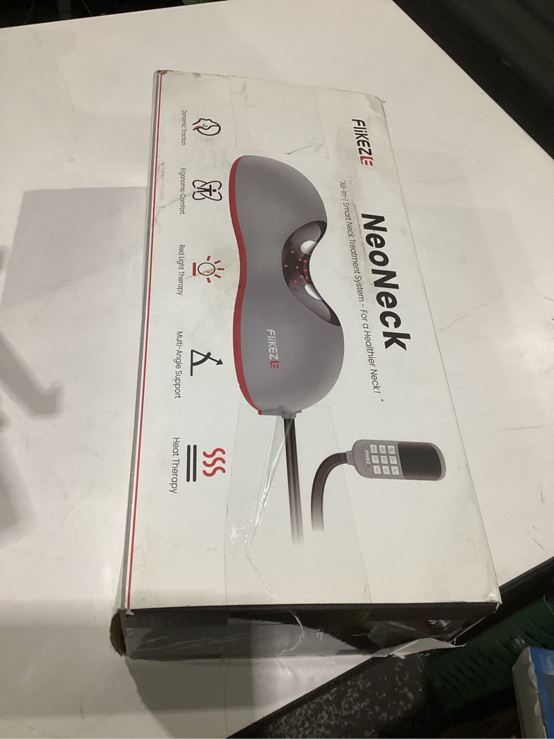 Condition photo showing Good Condition for flikeze heated neck stretcher with red light therapy, wireless cervical traction device for tmj pain