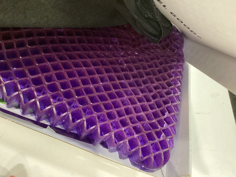 Condition photo showing As Is for Purple Ultimate Seat Cushion | Pressure Reducing Grid Designed for Ultimate Comfort | Designed for Gaming | Made in The USA