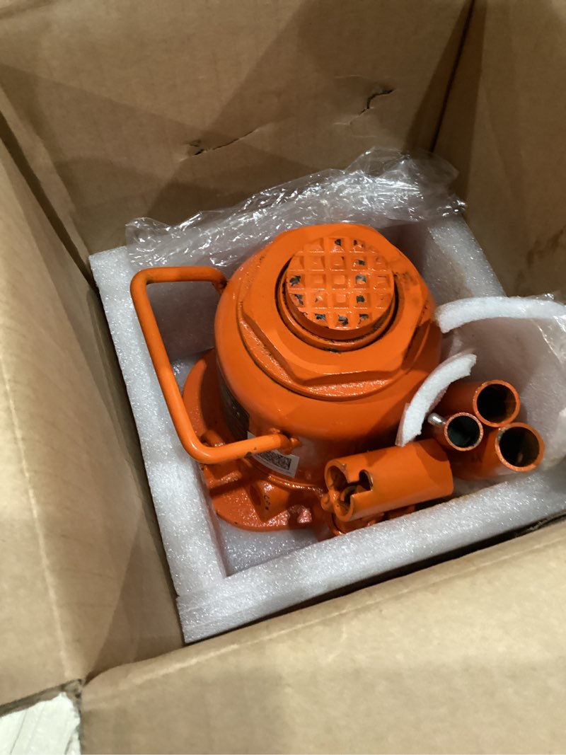 Condition photo showing As Is for vevor bottle jack