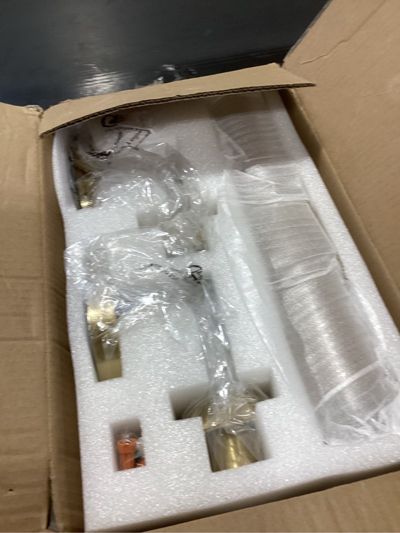 Condition photo showing New/Like New for Brass Knurled Tube Wall Sconce - Set of 2 Luxury Modern Glass Sconces with Bulbs - Gold Dimmable Indoor Lighting - Vertical Mounted Light Fixture for Vanity Mirror Bathroom Bedroom Living Room Hallway Elegant Gold 2 Pack