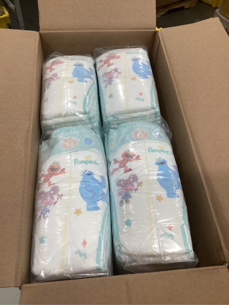 Condition photo showing New/Like New for pampers diapers - baby dry - size 6, 112 count, absorbent disposable infant diaper (packaging may vary) size 6 112