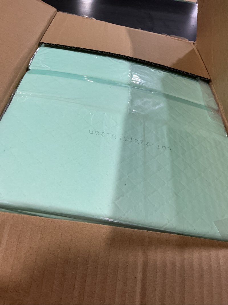 Condition photo showing Good Condition for medline super absorbent underpad, 36" x 36", 50 count, extra large disposable incontinence pads, protective bed pads, chucks, for kids, adults, elderly, furniture & surface protection pee pad