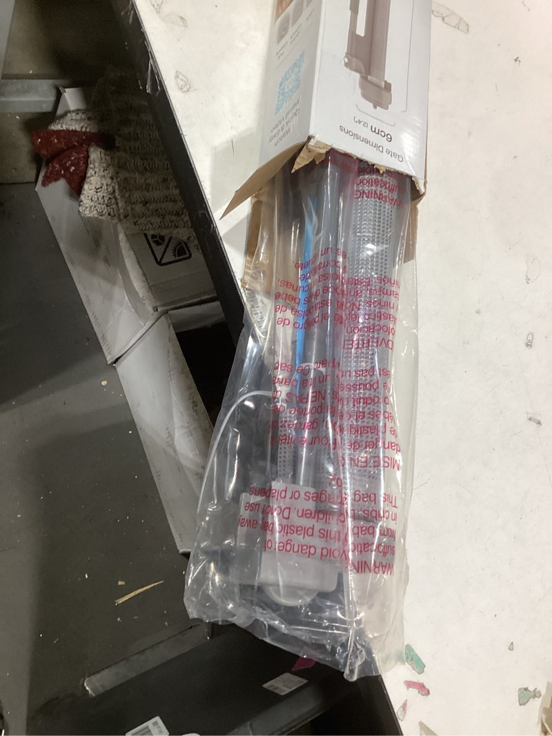 Condition photo showing Good Condition for Retractable Baby Gate Perma Child Safety 33" Tall x 71” Wide, Mesh, for Stairs, Doorways, Dogs, Pets, Indoor, Outdoor, One-Handed Operation, Locking, Easy Install, Hardware Mount, Gray Gray 33" Tall x 71" Wide