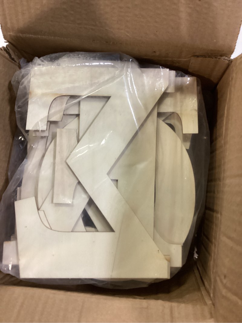 Condition photo showing Good Condition for 8 Inch 60 Pieces Wooden Greek Letters Crafts Unfinished Wood Greek Alphabets for Sorority/Fraternity/DIY Project/Learning/Wall Decor