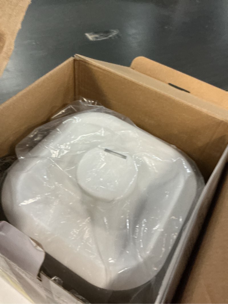 Condition photo showing As Is for safety 1st easy-fill cool mist humidifier, white