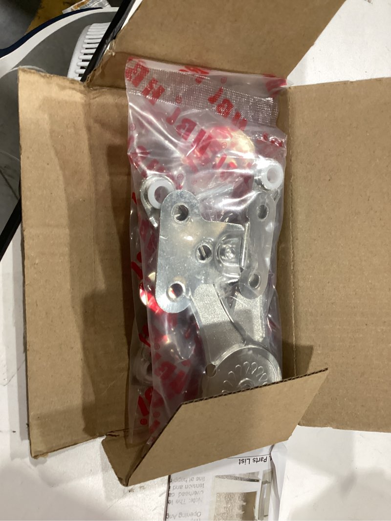 Condition photo showing Good Condition for hbl' 2 pack | lid support hinges heavy duty lid stay hinge – 110° open angle, free stop, tension adjustable, supports up to 50lbs for upper cabinets & rv cabinets.