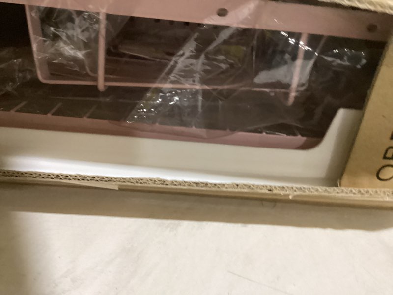 Condition photo showing Good Condition for B-Land Dish Drying Rack, 2 Tier Dish Racks for Kitchen Counter, Large Dish Drying Rack with Drainboard & Utensil Holders, Rust-Proof Dish Drainers,Kitchen Organization Pink