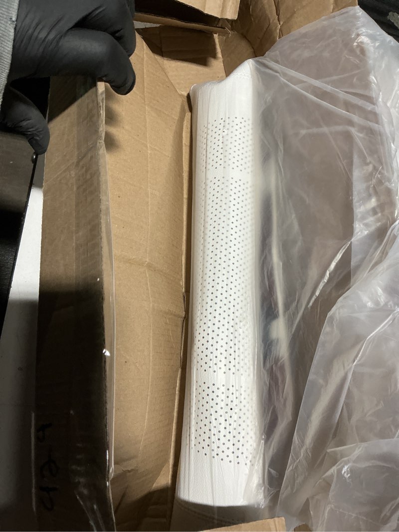 Condition photo showing Good Condition for Nappa Leather Car Seat Covers for Tesla Model Y/3 2025 Highland/Juniper Breathable Perforated All-Season Universal Front Bottom Seat Protectors for Tesla Accessories, 1PC White