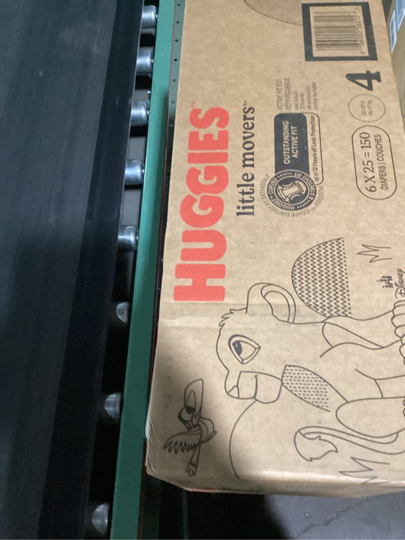 Condition photo showing Good Condition for huggies little movers disposable diapers - econ+ pack - size 4 - 150ct