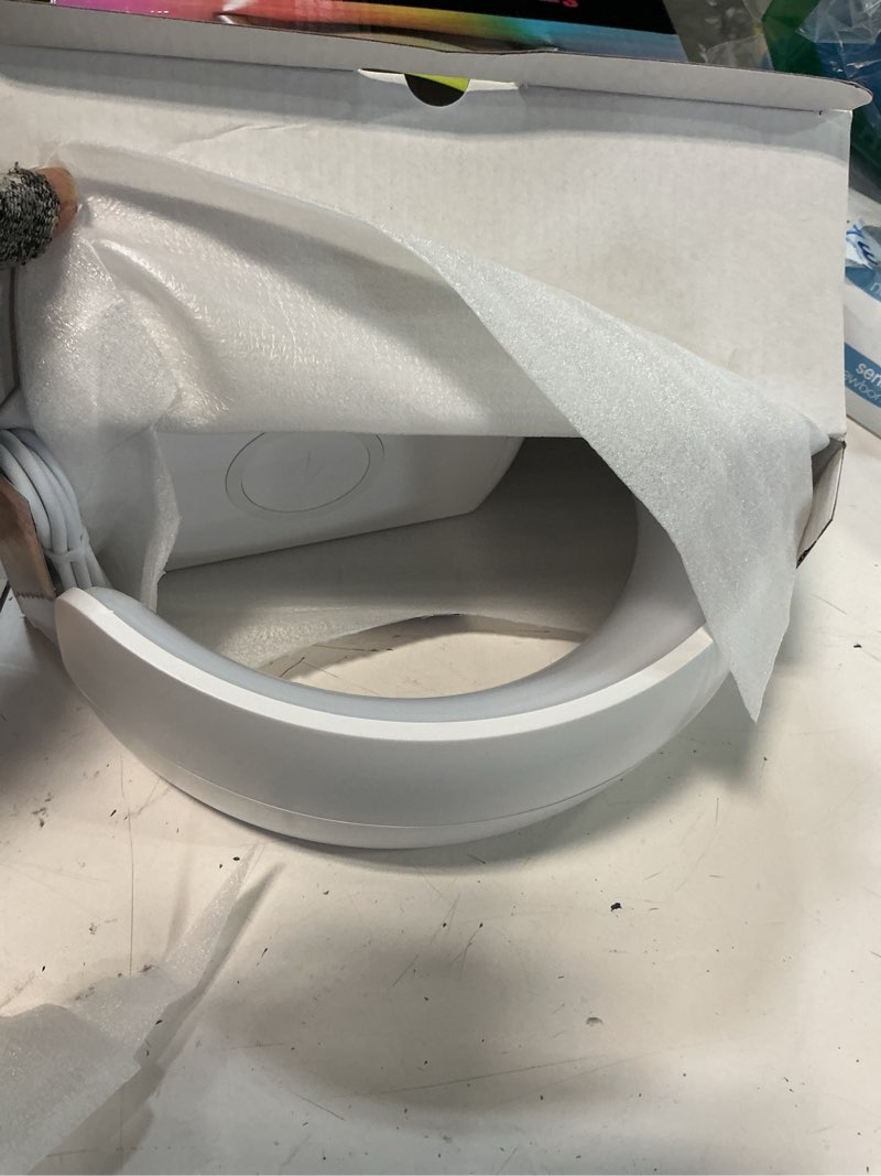 Condition photo showing Good Condition for wireless speaker charger light,led bedside lamp 4-in-1 alarm clock,mood night light,speaker & wireless charger,smart light sound machine,atmosphere table lamp for bedroom,birthday gifts white