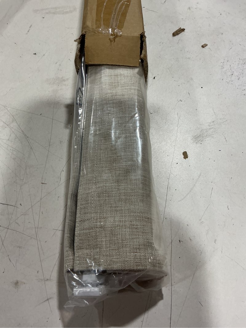Condition photo showing Good Condition for lazblinds no tools no drill cordless roman shades for windows, blackout thermal insulated uv blocking window blinds, room darkening fabric blinds for indoor windows, 28'' w x 64'' h, beige blackout - beige 28" w x 64" h