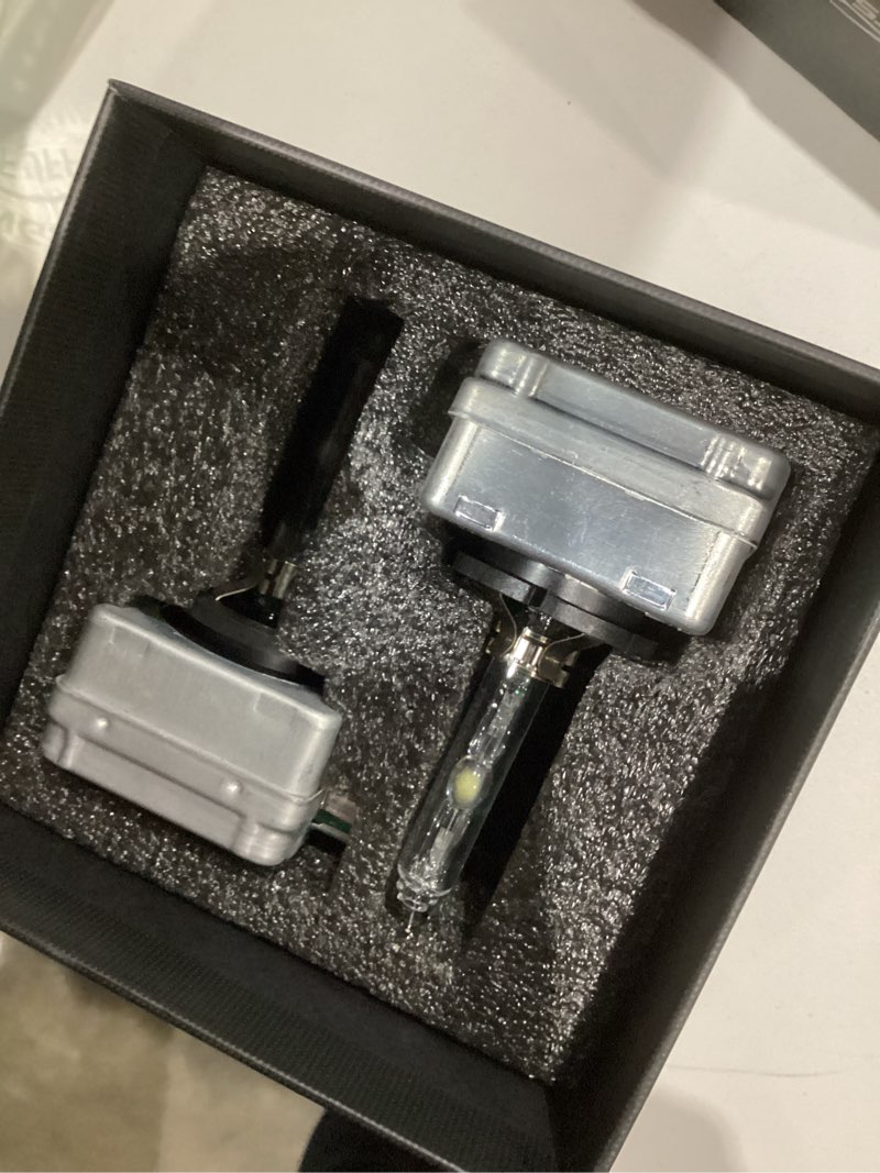 Condition photo showing As Is for Marsauto D3S HID Bulbs, 6000K Cold White, Xenon Bulb, 3500 Hours Longevity, Waterproof Design, Up to 350% Brightness, 5 Minutes Installation, Pack of 2 D3S 6000K