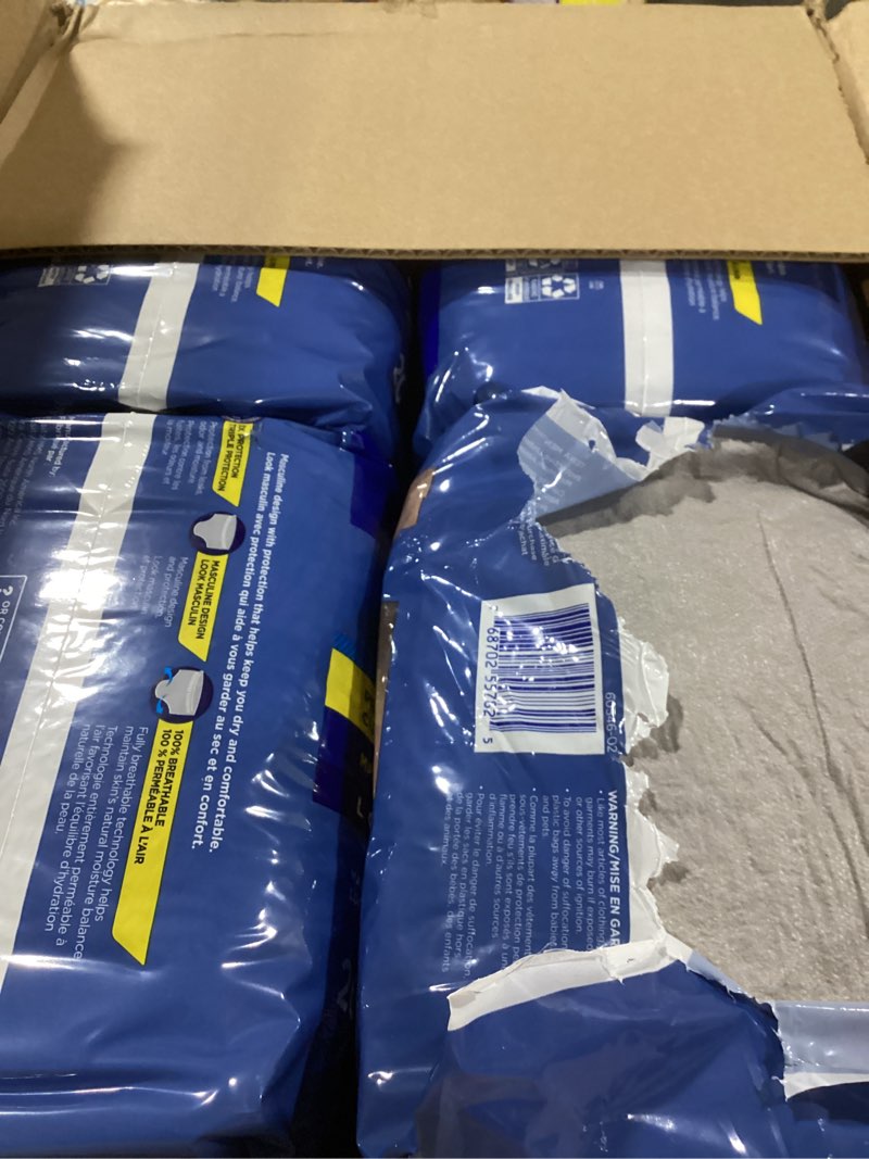 Condition photo showing As Is for (similar to)tena incontinence/bladder control underwear for men, protective, medium/large, 20ct large