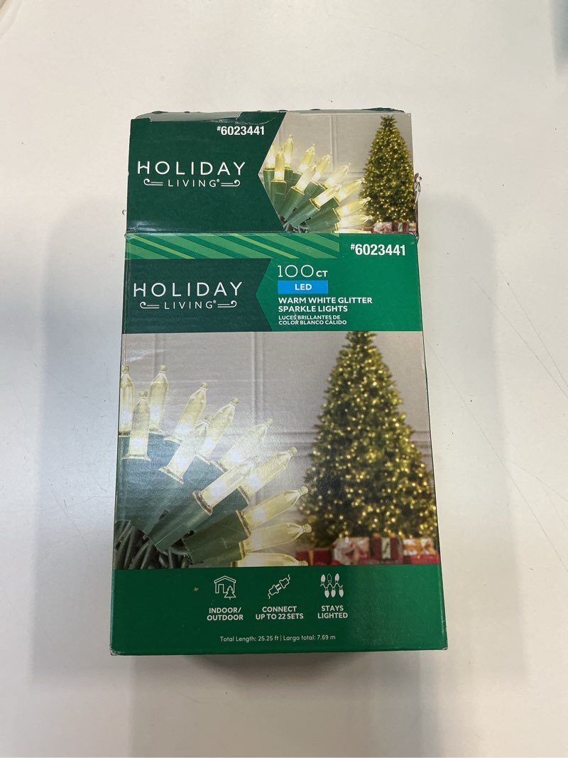 Holiday Living 100-count Warm White LED String Christmas Lights