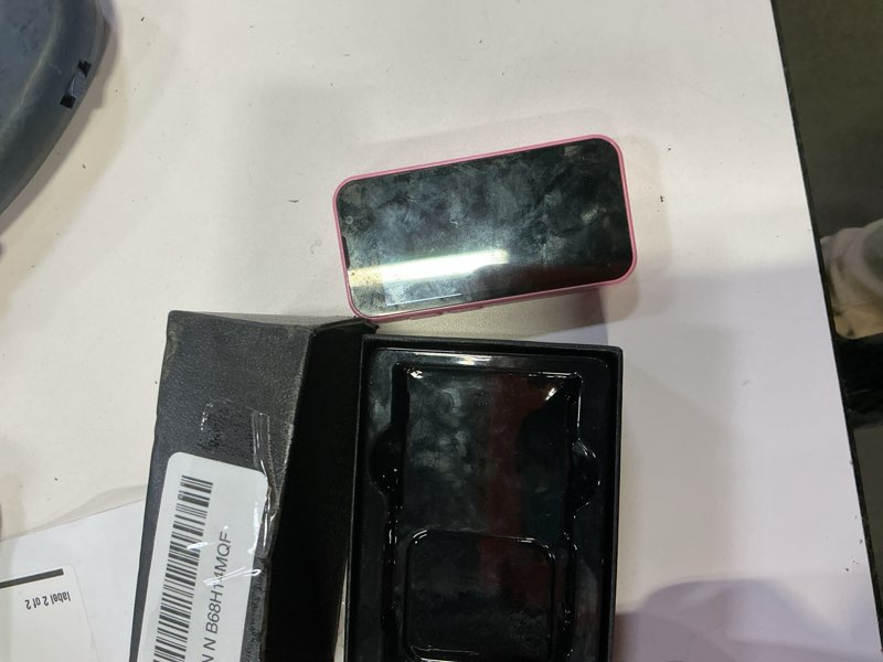 Condition photo showing As Is for mini smartphone 3g unlocked 3.0 inch dual sim face id best gift for kids world's smallest phone premium child small student pocket cellphone, 2+16gb (pink)