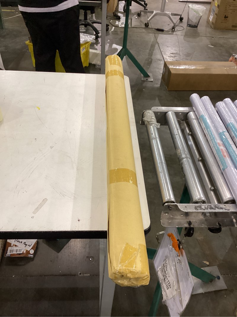 Condition photo showing New/Like New for Yecaye Office Chair Mat for Hardwood Floor,36" x 48" Under Computer Desk Floor Protects for Rolling Chair,Non Slip PVC Woven Gaming Chair Mat,Not for Carpet (Lightbrown, 36" x 48")