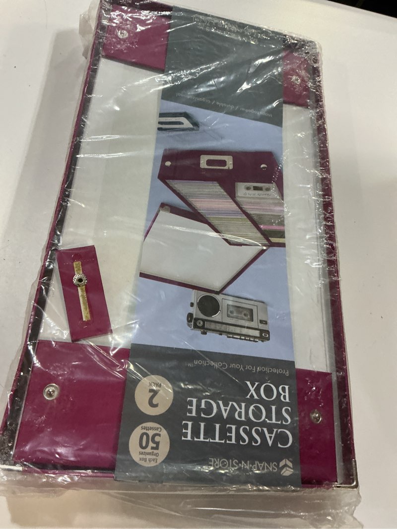 Condition photo showing Good Condition for Snap-N-Store CD Storage Box - Pack of 1/2 - Durable Disc Holder with Lid to Store for Discs (2 Pack 