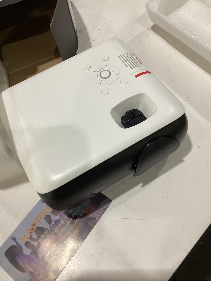 Condition photo showing Good Condition for happrun native 1080p projector, bluetooth home theater movie projector with built-in speaker, compatible with smartphone, hdmi, fire stick, ps5, indoor & outdoor use - without google tv system
