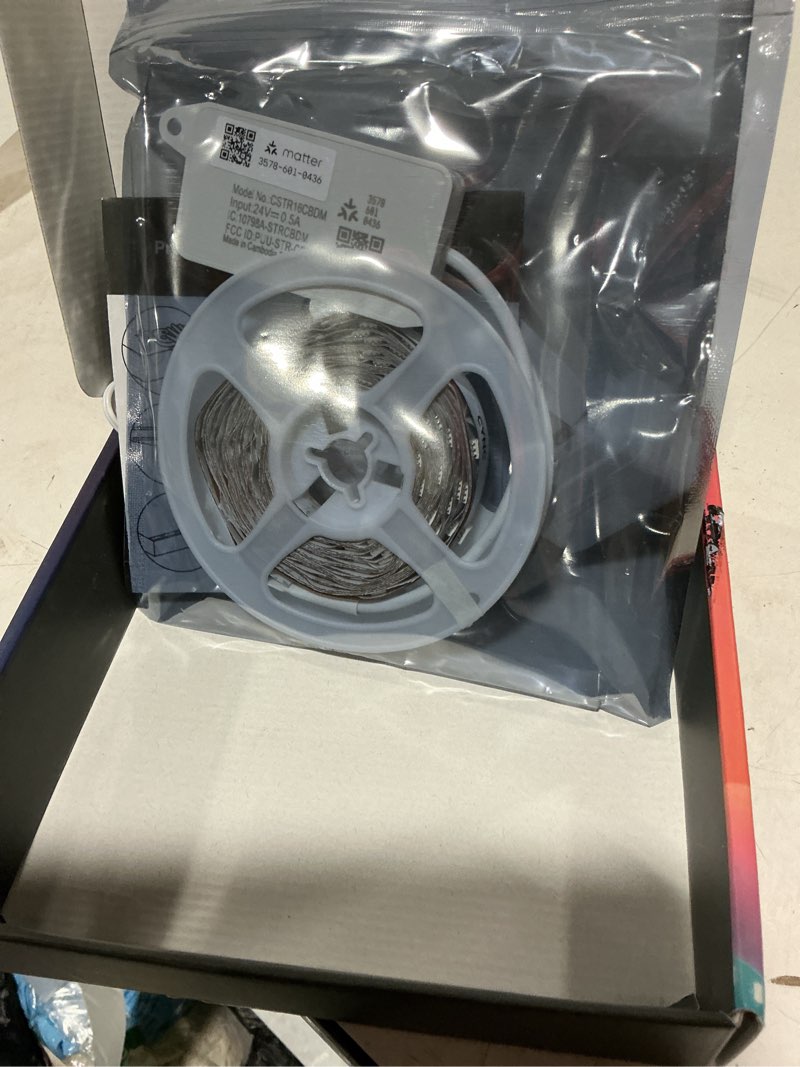 Condition photo showing New/Like New for ge cync smart led strip light, color changing room decor led light strip, works with alexa and google home, matter compatible, led lights for bedroom, millions of colors and white tones, 16 feet 16 feet (1-pack)