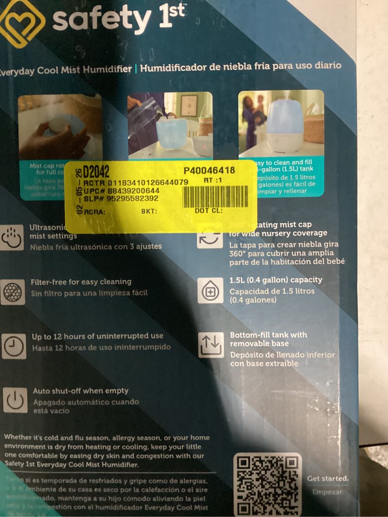 Condition photo showing New/Like New for (similar to)  topfill 7-colour night light humidifier for kid bedroom with 3.5l large capacity, no leakage design fine mist output auto shutoff, essential oil safe tank 3.5 liters