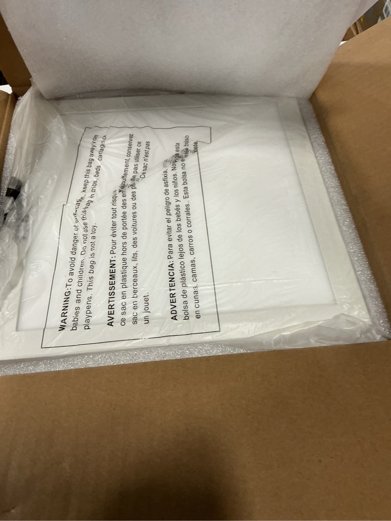 Condition photo showing As Is for Utilitech 1.5-Sone 100-CFM White Bathroom Fan ENERGY STAR