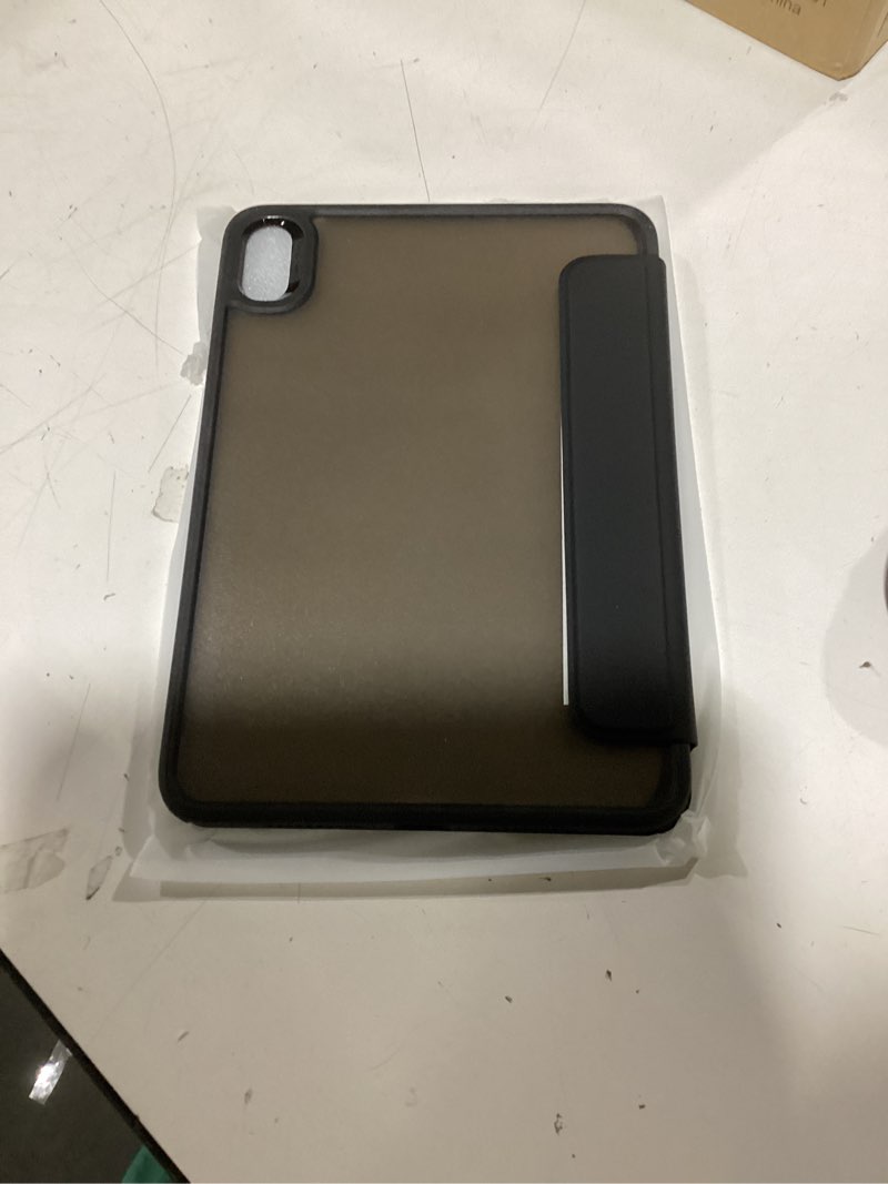 Condition photo showing New/Like New for esr for ipad mini 6 case, ipad mini 6th generation case (2021), detachable magnetic cover, hard back, auto sleep/wake, vertical stand, supports pencil pro? frosted black