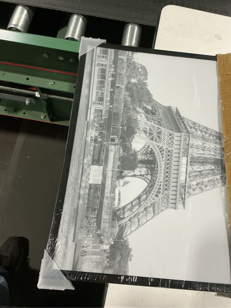Condition photo showing Good Condition for upsimples 16x24 Picture Frame Black 3 Pack, Scratch-Proof Poster Frames 16 x 24 for Photo Gallery - Slide-In Strips, Horizontal or Vertical Wall Mounting Black 16x24