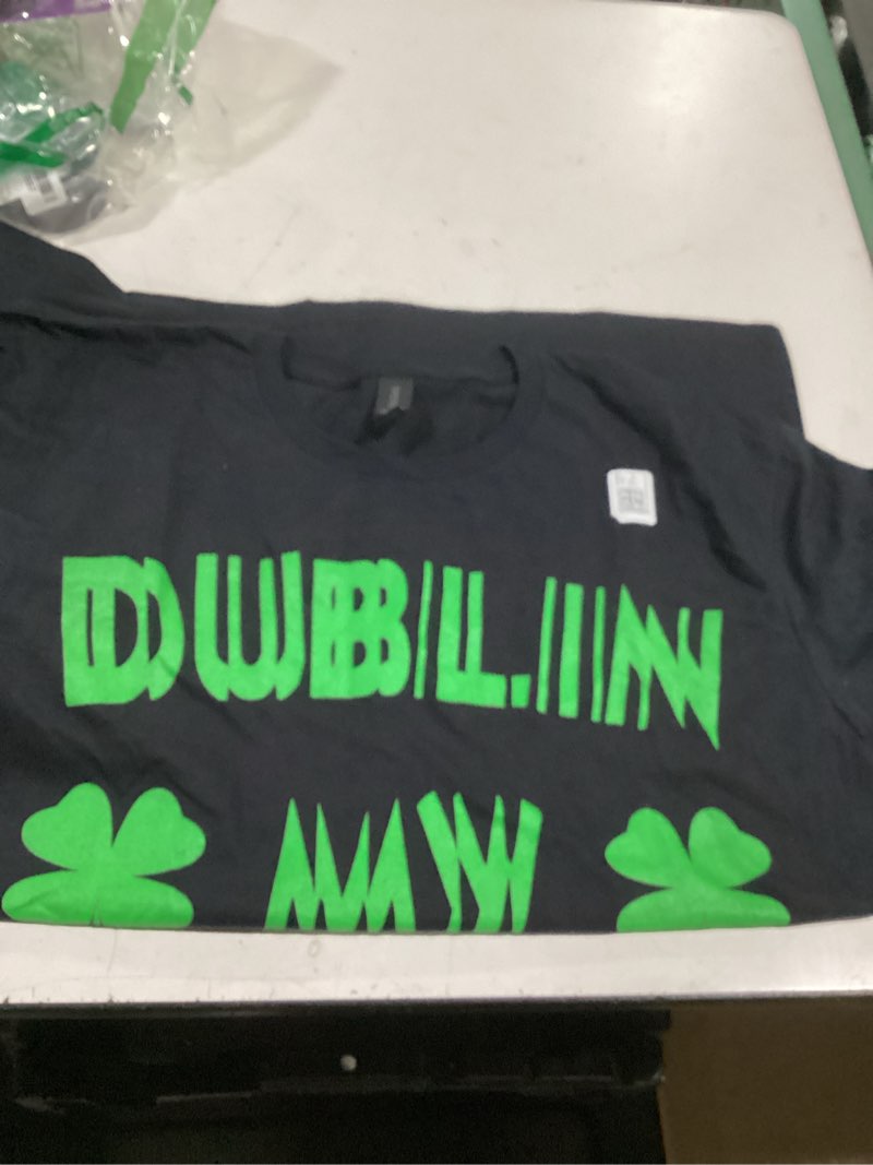 Condition photo showing As Is for dublin my vision st patrick's day funny drunk irish festival t-shirt