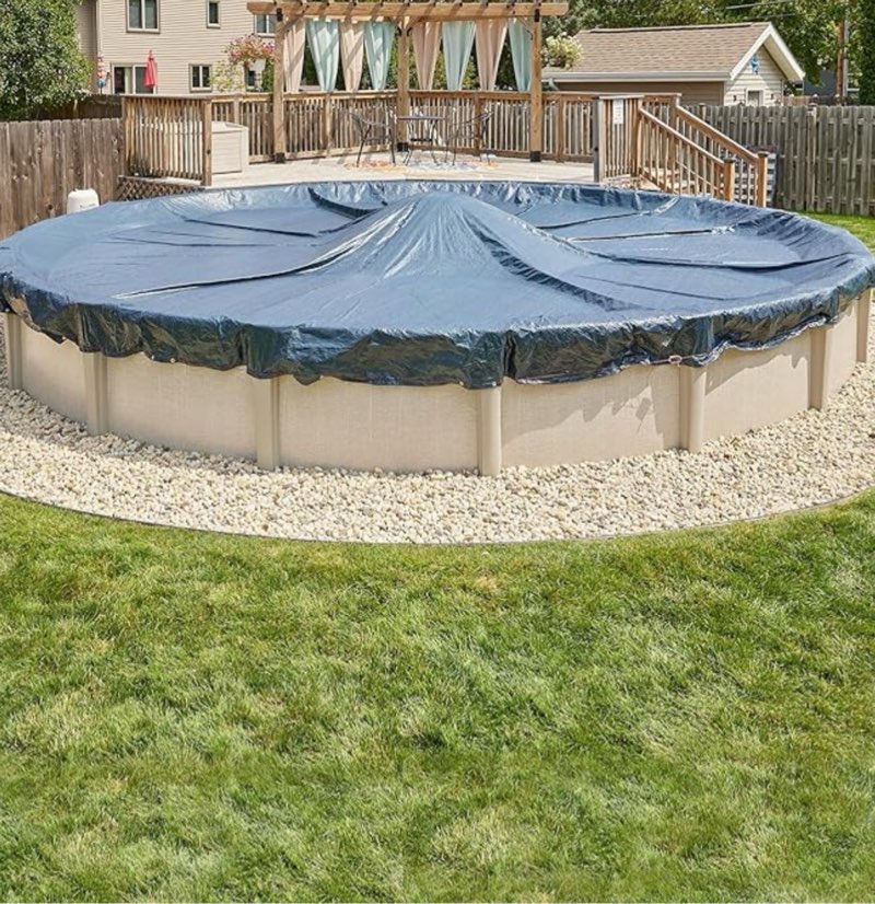 25ft pool covers for(21ft)above ground pools, winter pool cover,heavy duty above ground pool cover i
