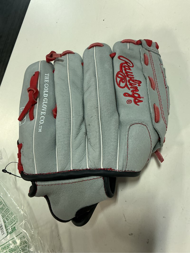 Condition photo showing Good Condition for rawlings | sure catch baseball & softball glove | t-ball, youth & adult rec models | multiple sizes & styles mike trout model 11" | ages 7-9 left hand throw