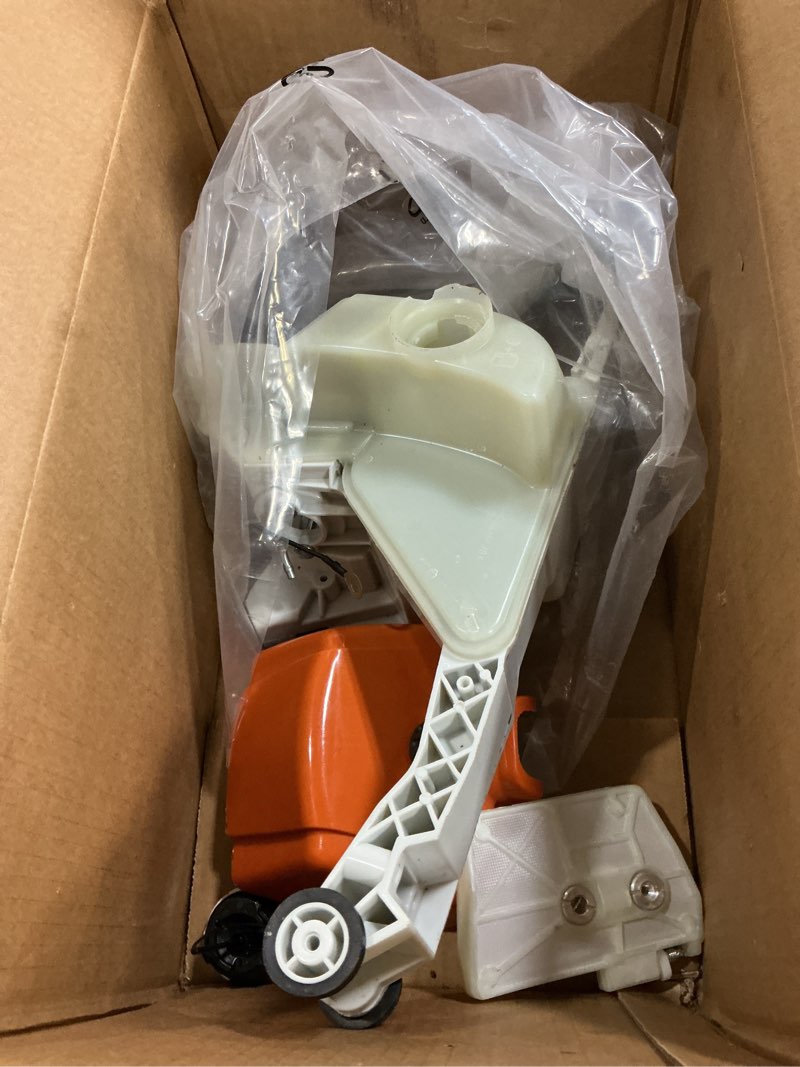 Condition photo showing As Is for priprilod fuel tank & rear handle assembly 1119-350-0852 compatible with stihl 038, ms380, ms381 magnum chainsaws