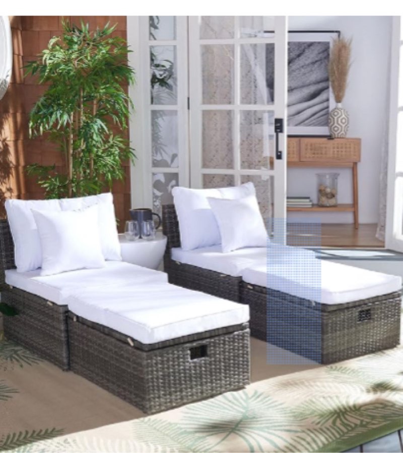 VILA ALU. SEMI ROUND RATTAN K.D. PUMP LOUNGE  