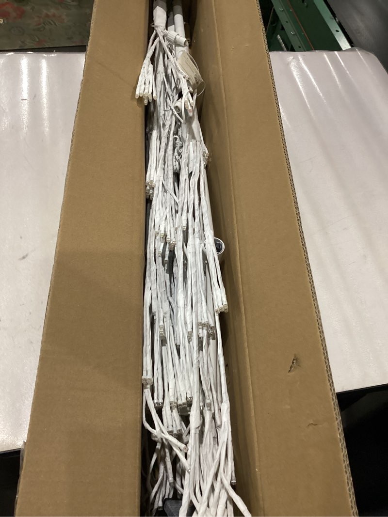 7.5ft Height Decorated Christmas Tree with Lights - 336 LED 2 in 1 Artificial Christmas Tree Lighted