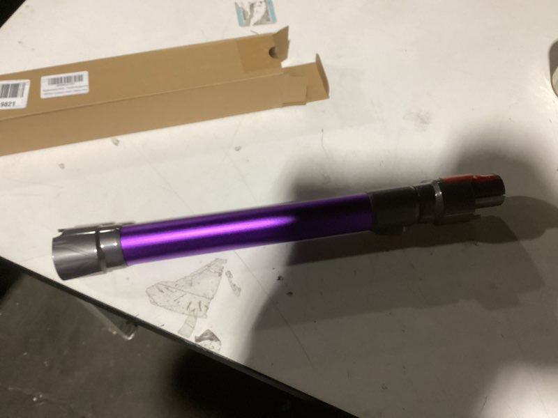 Condition photo showing Good Condition for Replacement Extension Wand Compatible With Dyson V7 V8 V10 V11 V15 Stick Vacuum Cleaners, Adjustable Tube Length 17.72"-27.56", Purple Accessories