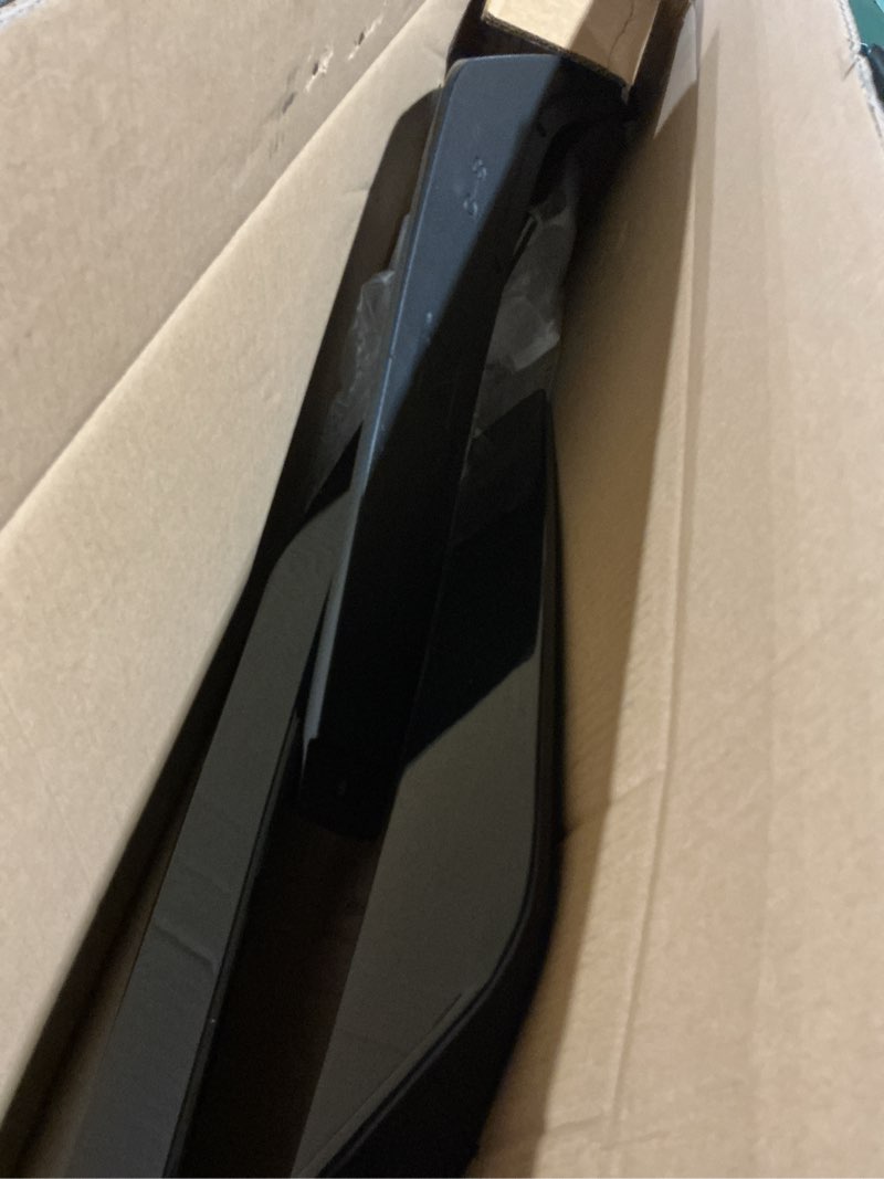Condition photo showing As Is for front bumper lip splitter compatible with 2020-2026 corvette c8 stingray z51, gloss black air dam spoiler lower chin 3pcs fits, protection body,oem #84869770