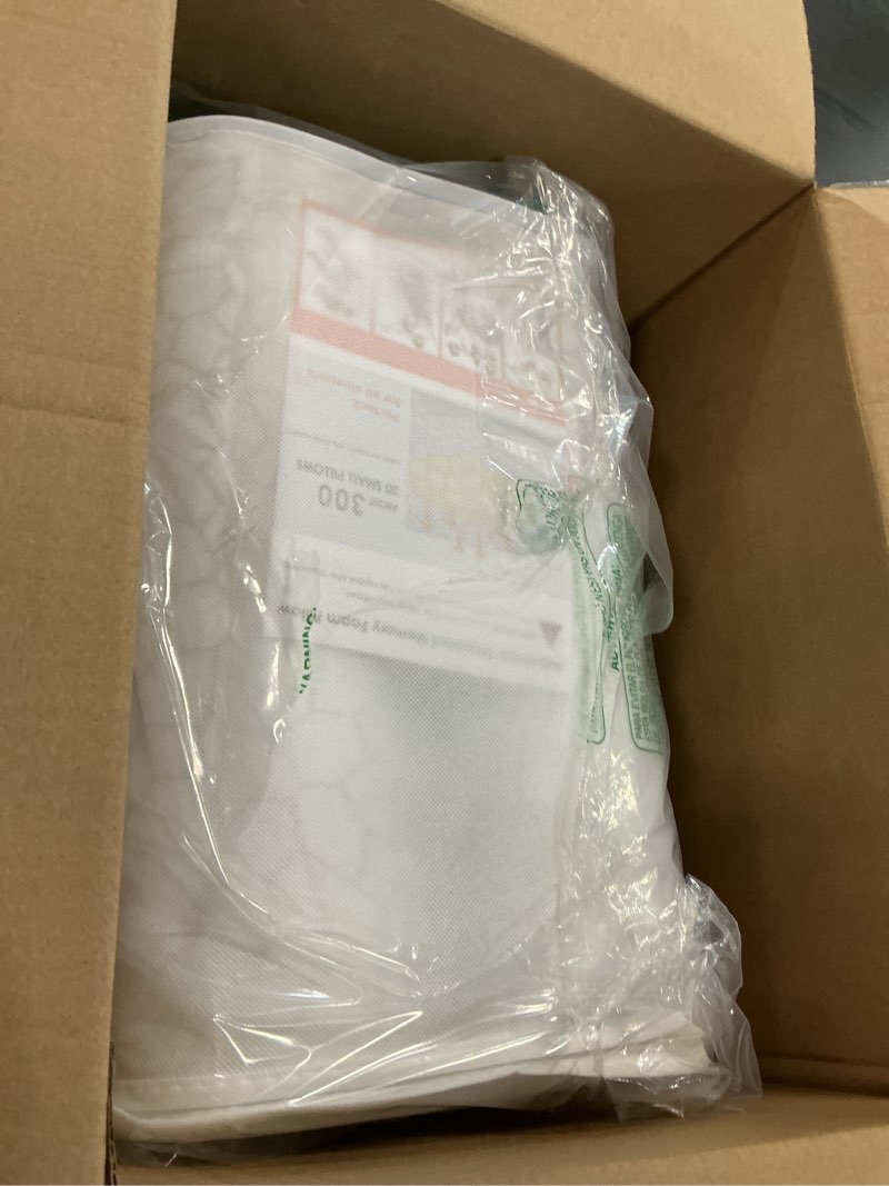 Condition photo showing New/Like New for Cooling Pillow Queen Size Set of 2, Adjustable Bed Pillows for Sleeping, Luxury Shredded Memory Foam Pillows 2 Pack,Soft Yet Supportive Firm Pillow for Side,Back,Stomach Sleepers,Gifts for Hot Sleeper Queen (2 Count) Original White (Cooling)