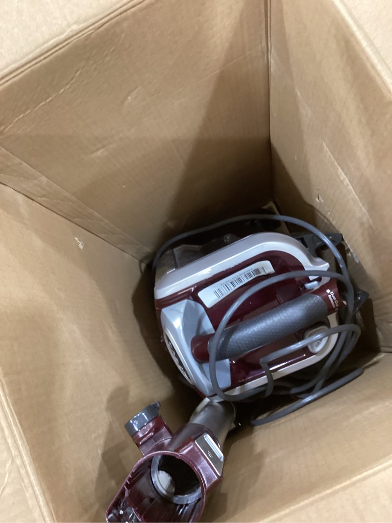 Condition photo showing As Is for Shark NV752 Rotator Powered Lift-Away TruePet Upright Vacuum with HEPA Filter, Large Dust Cup Capacity, LED Headlights, Upholstery Tool, Perfect Pet Power Brush & Crevice Tool, Bordeaux