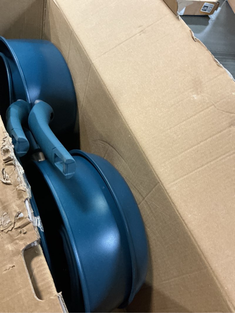 Condition photo showing Good Condition for Gibson Home Helensburgh 7-Piece PFA-Free Ceramic Nonstick Carbon Steel Cookware Set – Blue Pots and Pans with Glass Lids, Saucepan, Dutch Oven, Fry Pan 7-Piece Blue (7pc)