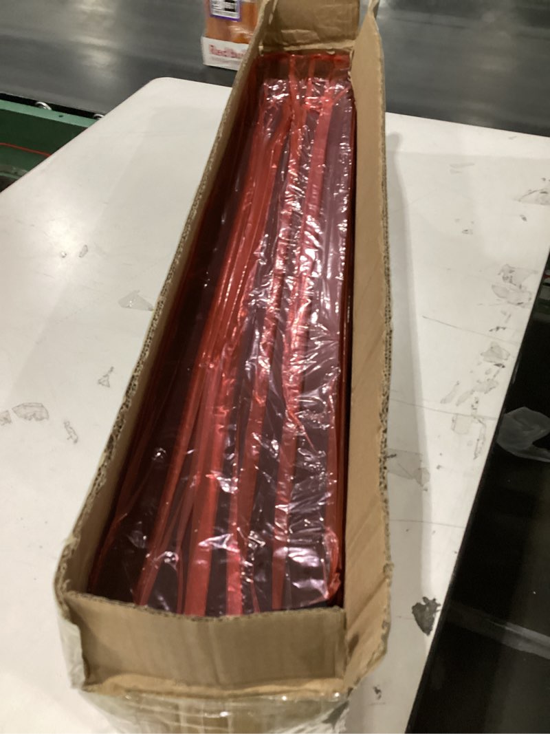 Condition photo showing New/Like New for Myard 32-1/4 Inches Traditional Rectangular Iron Deck Balusters Furniture w/Screws for Wood Composite Facemount Railing Staircase Balustrade, Classic Geometric Styling (50-Pack, Matte Black) Rectangle Facemount 32" Black 50