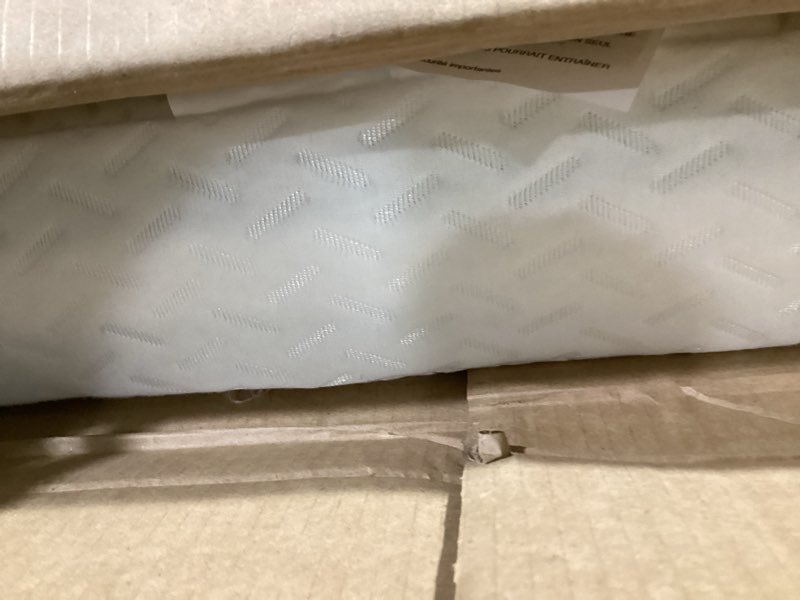 Condition photo showing Good Condition for delta children essex 4-in-1 convertible baby crib, bianca white with natural legs