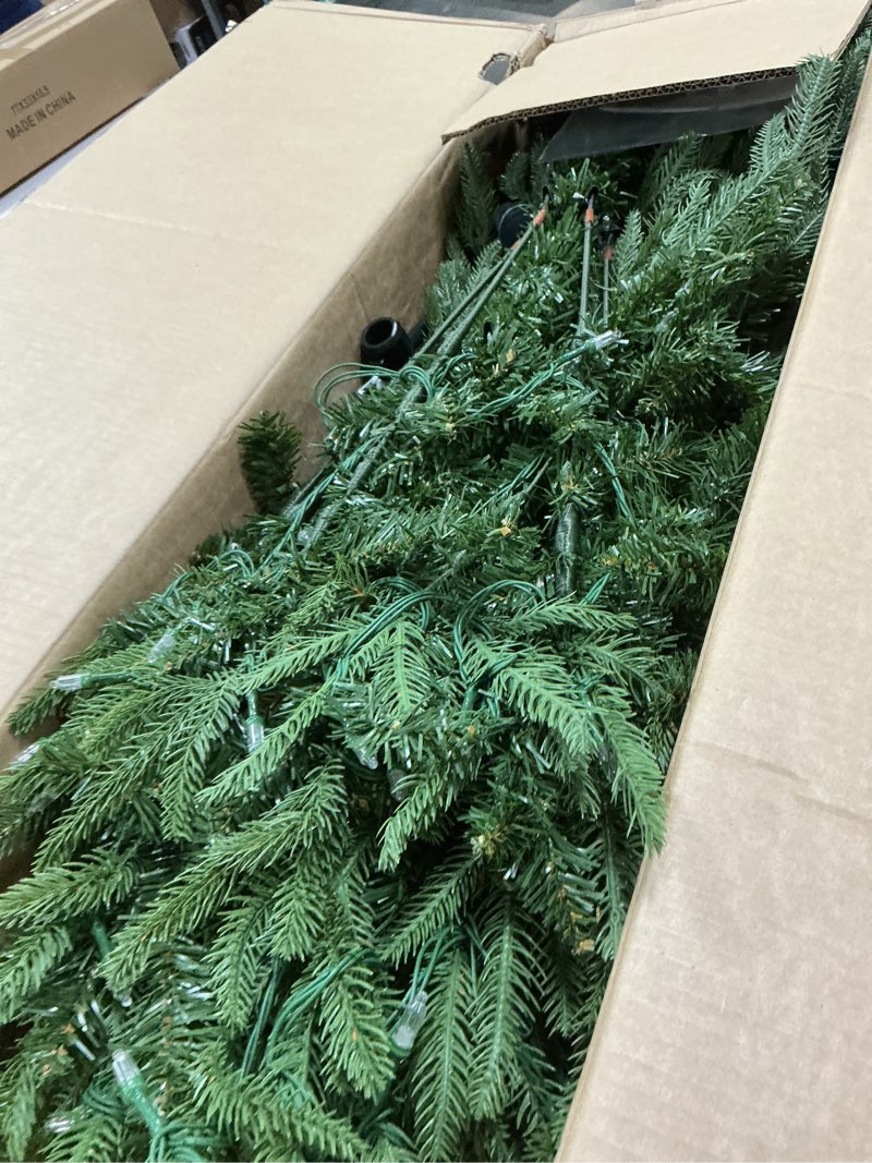 Condition photo showing Good Condition for HOLLO STAR 6 ft Prelit Christmas Tree with 450 LED Lights, App Control, Aspen Artificial Christmas Tree, Multi-Color RGBW Lights, 1632 PE & PVC Branch Tips, Xmas Tree, for Home, Party