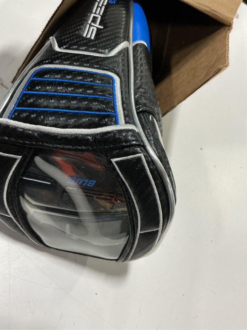 Condition photo showing Good Condition for Titanium Driver Golf Club, Loft Lightweight Graphite Shaft, Oversized Sweet Spot, Aerodynamic, USGA Conforming Mens Driver + Deluxe Headcover Right Blue 11.5° Loft