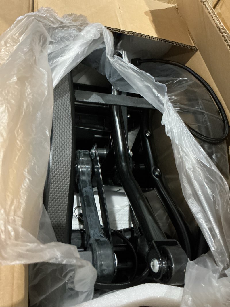 Condition photo showing Good Condition for the rock stepper side to side, u-shaped low-impact mini stepper, quiet lateral rocking step machine, compact stair stepper for home workout & leg glut black